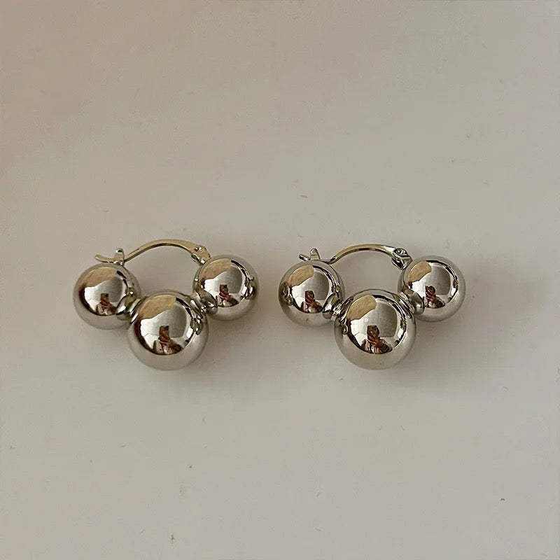 Water-drop Gold/Silver Plated Luxury Chunky Earrings