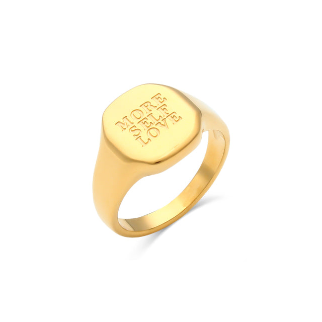 Engraved Message Rings